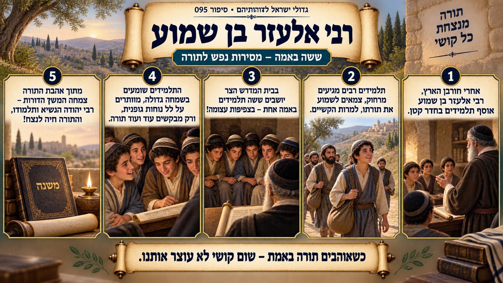 תמונת סיכום — רבי אלעזר בן שמוע: רבי אלעזר בן שמוע